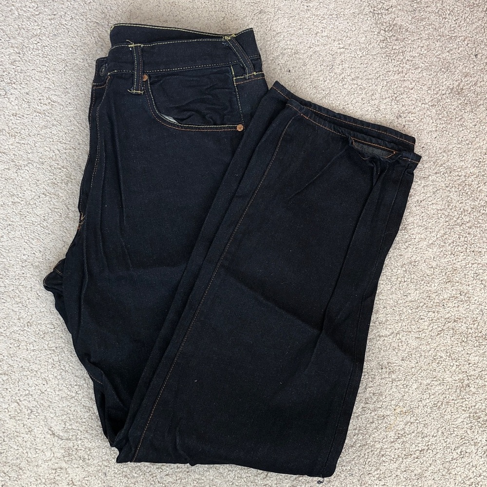 Black Men’s Jeans with Embroidered Back Pockets - Picture 6 of 10